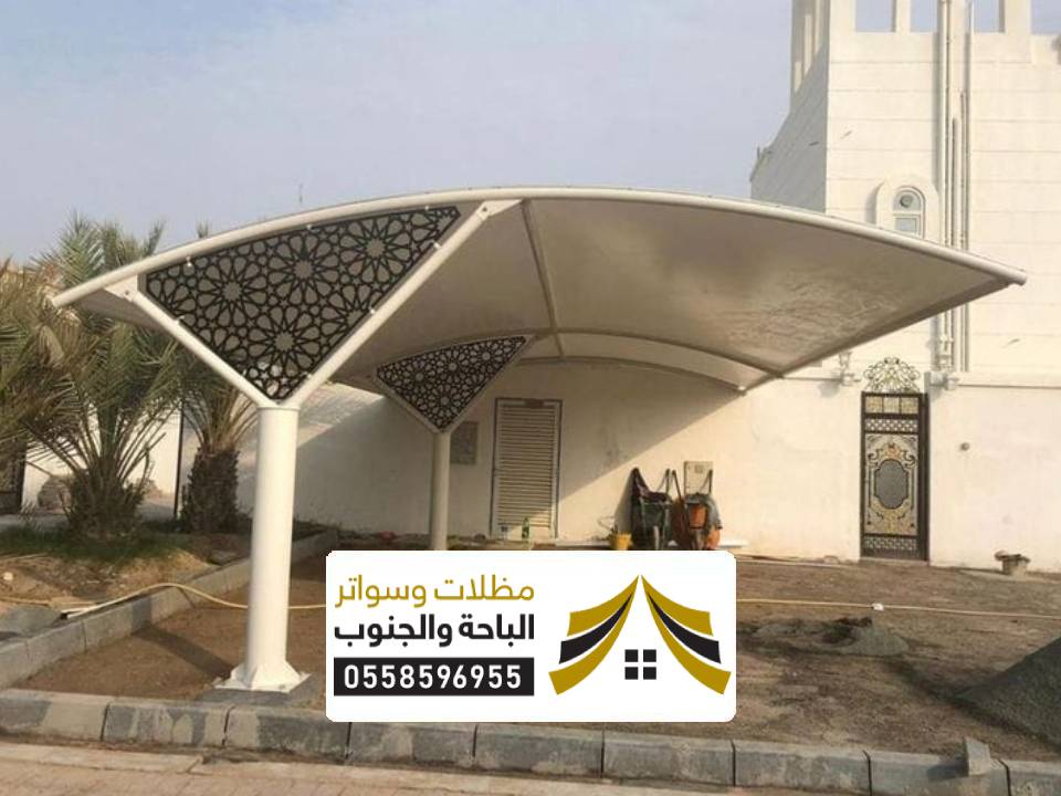 تركيب مظلات كابولي جنوب تنومة
