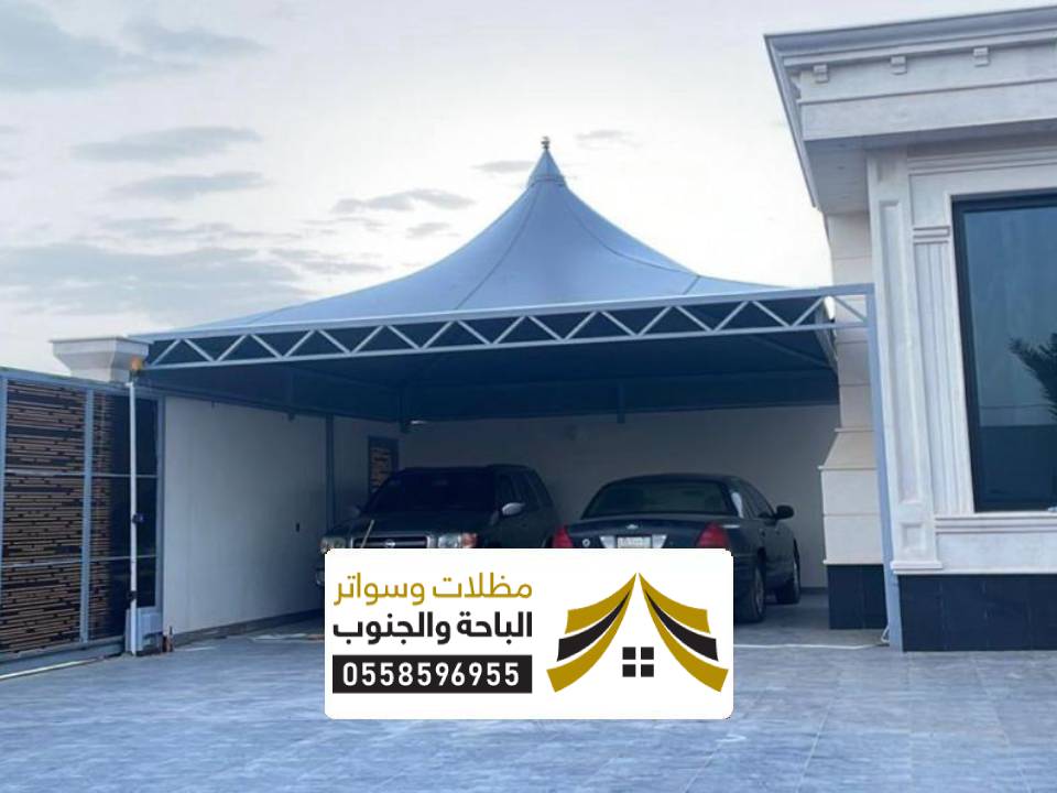 مظلات هرمية شمال تنومة
